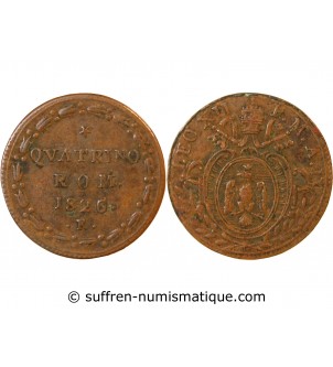 VATICAN, LEON XII - QUATTRINO 1926 ROME