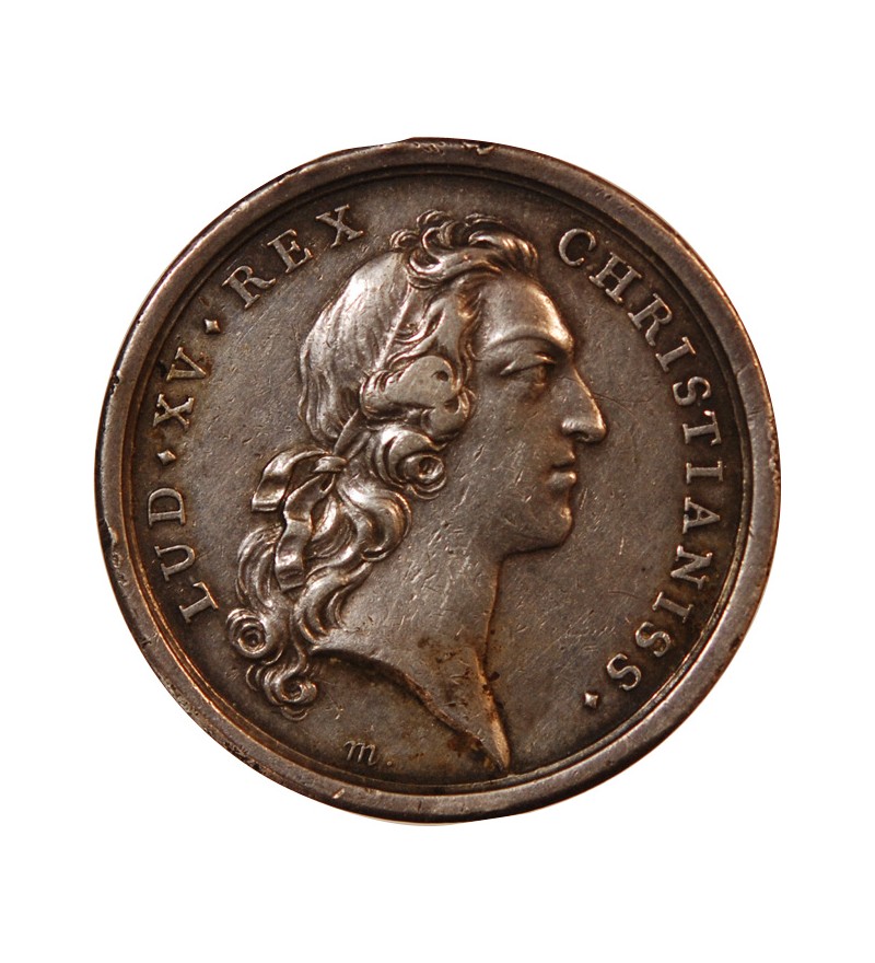 LOUIS XV - MEDAILLE ARGENT 1747 - Second mariage du Dauphin