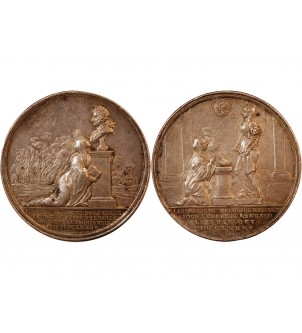 PRUSSE - MEDAILLE ARGENT 1785 - Centenaire de l'accueil des Huguenots français 2