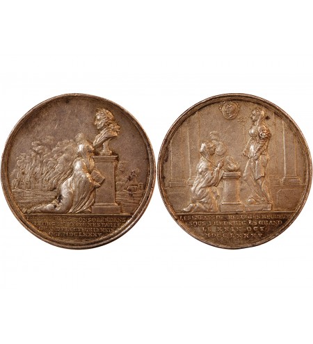 PRUSSE - MEDAILLE ARGENT 1785 - Centenaire de l'accueil des Huguenots français