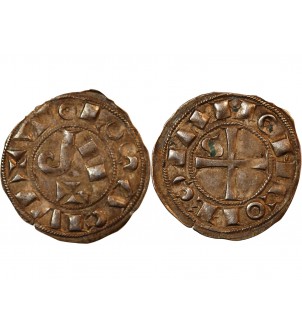 COMTÉ DE TOULOUSE – DENIER ARGENT XII-XIIIe siècle 2