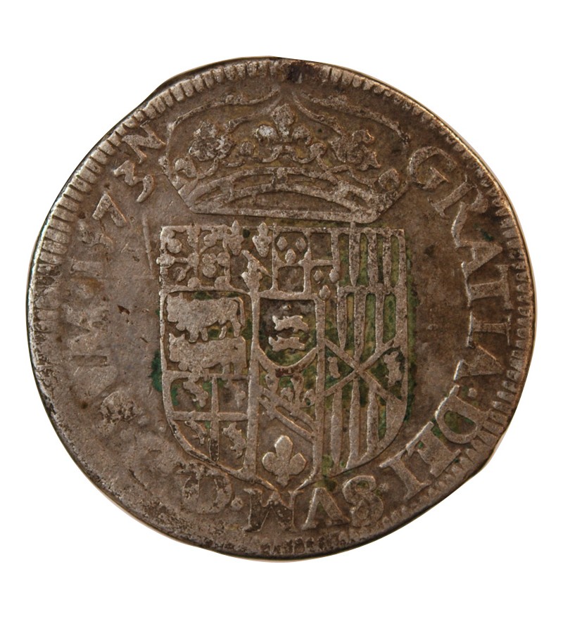 NAVARRE-BÉARN, Henri III de Navarre – TESTON ARGENT 1573 PAU