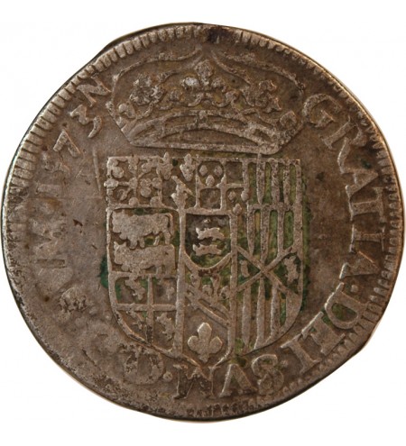 NAVARRE-BÉARN, Henri III de Navarre – TESTON ARGENT 1573 PAU