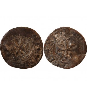 DOMBES, SEIGNEURIE DE TREVOUX, Pierre II de Bourbon (1488-1503) – LIARD n.d. TREVOUX 2