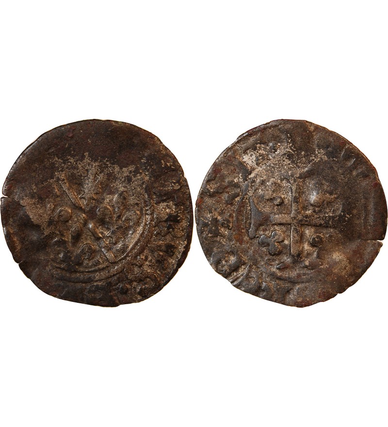 DOMBES, SEIGNEURIE DE TREVOUX, Pierre II de Bourbon (1488-1503) – LIARD n.d. TREVOUX