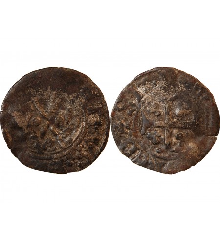 DOMBES, SEIGNEURIE DE TREVOUX, Pierre II de Bourbon (1488-1503) – LIARD n.d. TREVOUX