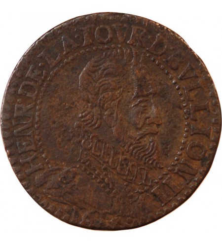 ARDENNES, PRINCIPAUTÉ DE SEDAN, Henri de la Tour d'Auvergne (1594-1623) – LIARD