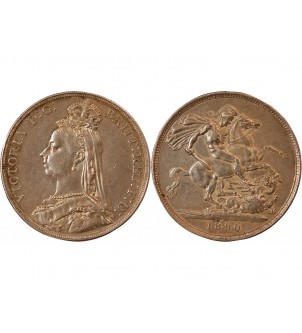 GRANDE-BRETAGNE, VICTORIA - CROWN ARGENT 1890 2