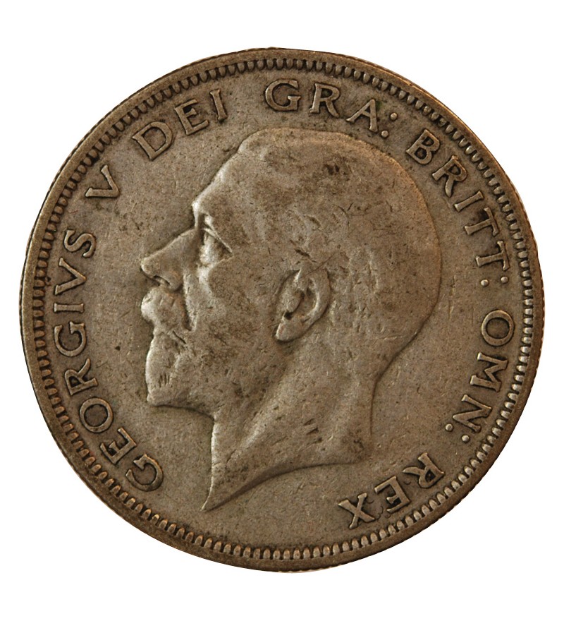 GRANDE-BRETAGNE, GEORGES V - 1/2 CROWN ARGENT 1931