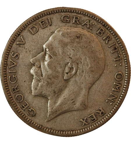 GRANDE-BRETAGNE, GEORGES V - 1/2 CROWN ARGENT 1931