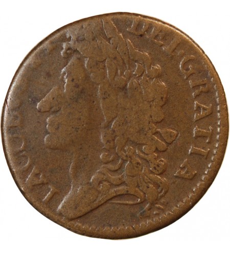 IRLANDE, JAMES II - 12 PENCE AUGUST 1689