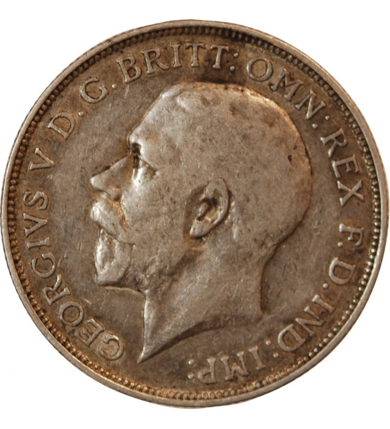 GRANDE-BRETAGNE, GEORGES V - FLORIN ARGENT 1913