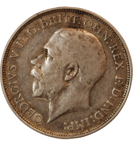 GRANDE-BRETAGNE, GEORGES V - FLORIN ARGENT 1913