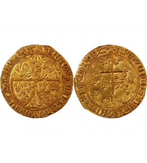 HENRI VI DE LANCASTRE - SALUT D'OR 1422 / 1461 SAINT-LÔ 2