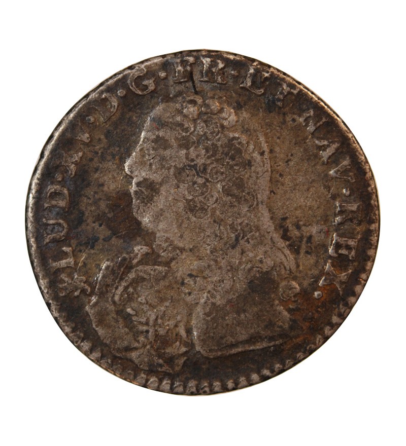 LOUIS XV﻿ - 1/10 ECU AUX BRANCHES D'OLIVIER 1731 NANTES
