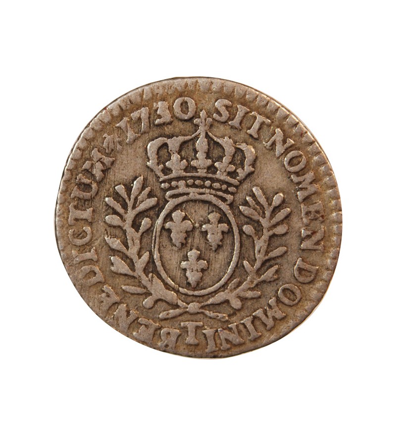 LOUIS XV﻿ - 1/20 ECU AUX BRANCHES D'OLIVIER 1730 NANTES
