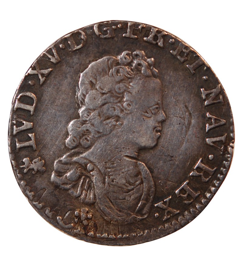 LOUIS XV﻿ - 1/10 ECU VERTUGADIN 1716 NANTES