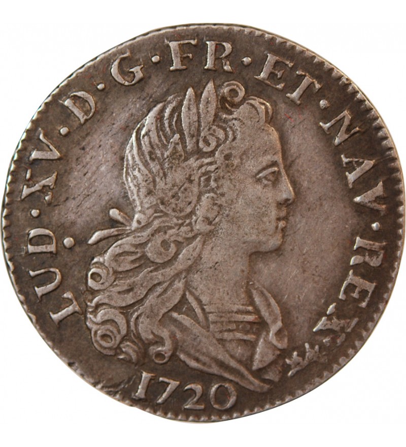 LOUIS XV﻿ - PETIT LOUIS D'ARGENT 1720 PARIS