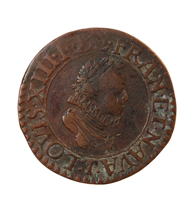 LOUIS XIII - DOUBLE TOURNOIS 1612 NANTES