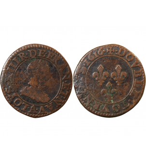 LOUIS XIII - DOUBLE TOURNOIS 1616 A PARIS 2