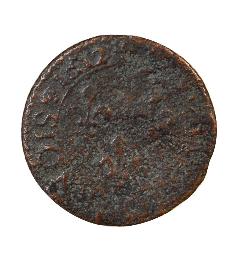 LOUIS XIII - DOUBLE TOURNOIS 1612 T NANTES