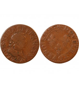 LOUIS XIII - DOUBLE TOURNOIS 1615 AMIENS 2