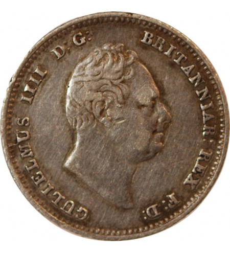 GRANDE-BRETAGNE, GUILLAUME IV - 4 PENCE ARGENT 1836