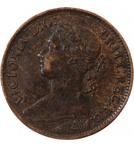 GRANDE-BRETAGNE, VICTORIA - FARTHING 1890