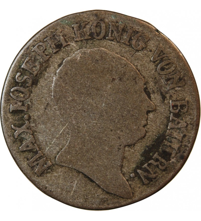 ALLEMAGNE, BAVIÈRE, MAXIMILIEN I JOSEPH - 6 KREUZER 1811