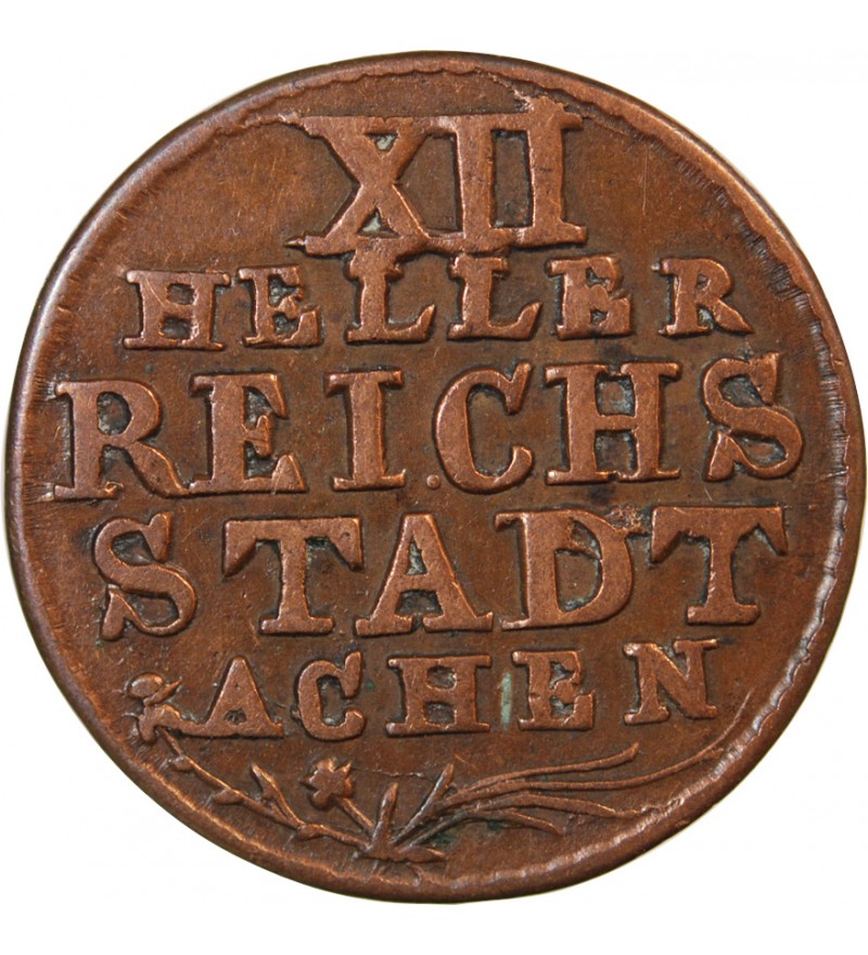 ALLEMAGNE, AIX-LA-CHAPELLE - 12 HELLER 1767 IK
