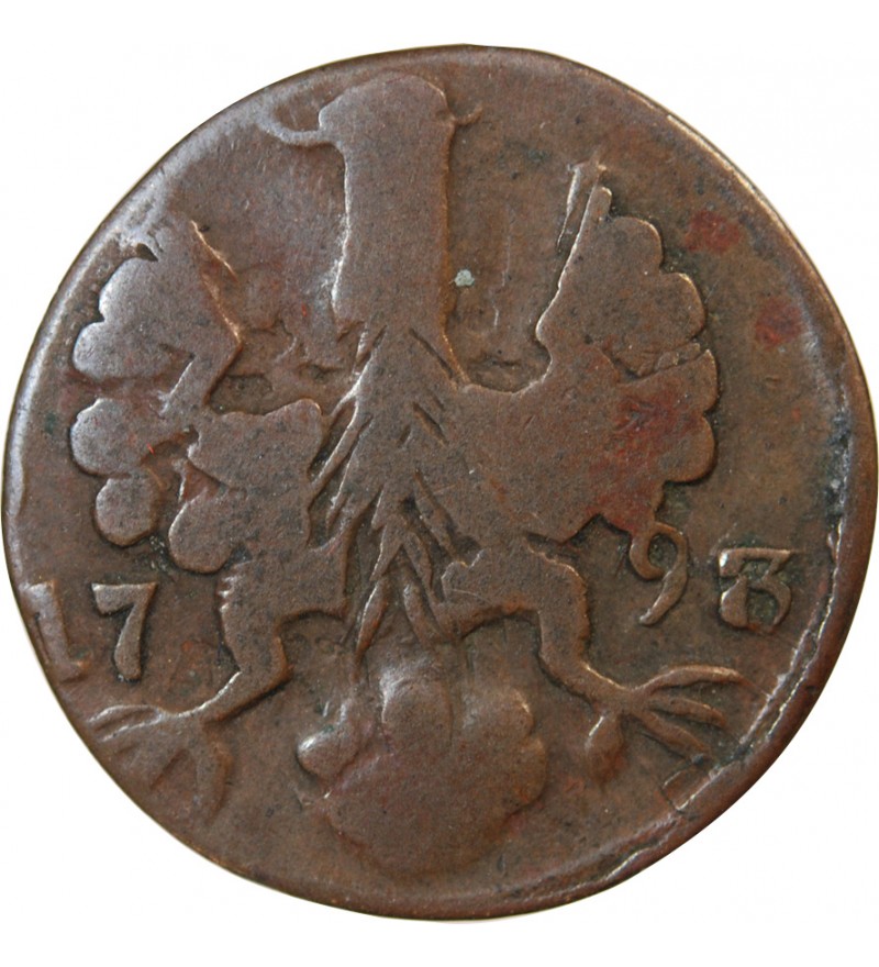 ALLEMAGNE, AIX-LA-CHAPELLE - 12 HELLER 1793