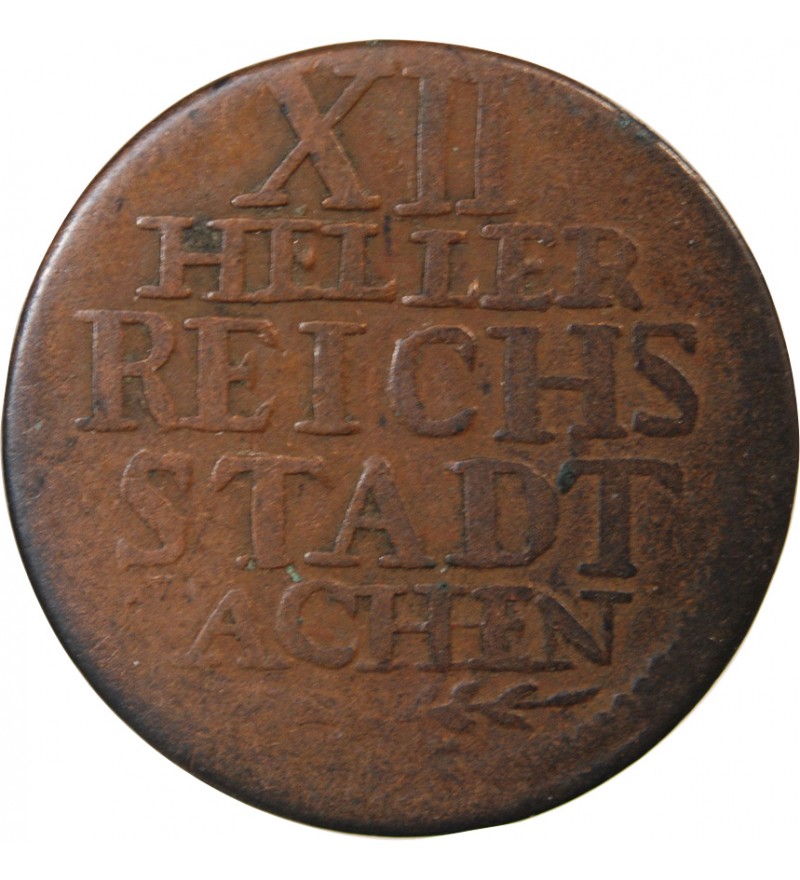 ALLEMAGNE, AIX-LA-CHAPELLE - 12 HELLER 1791