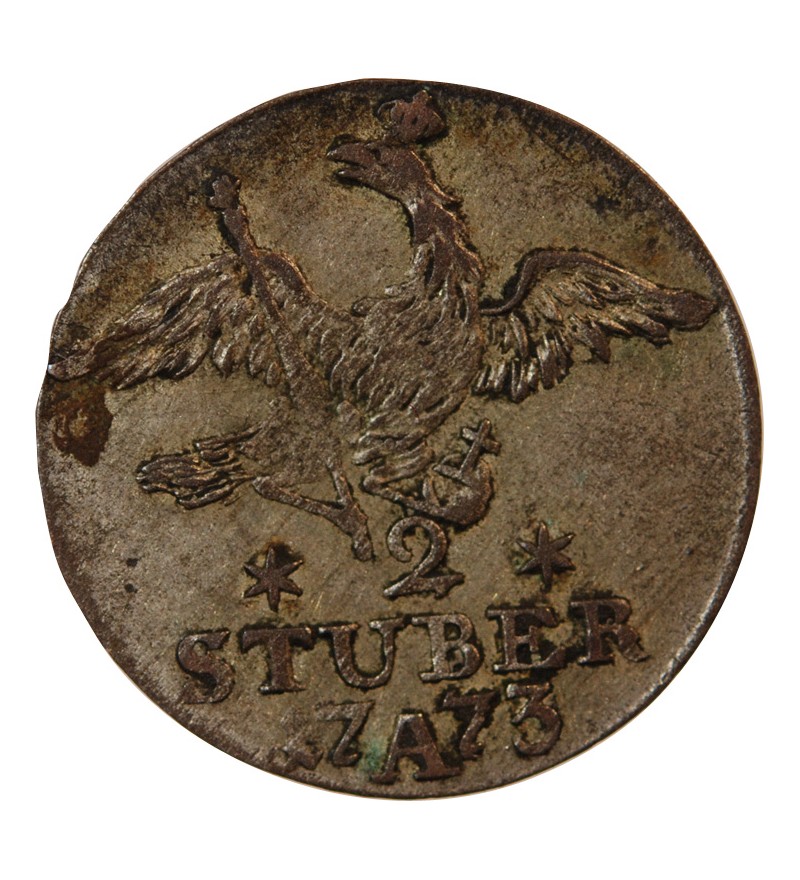 ALLEMAGNE, BRANDEBOURG-PRUSSE, FRIEDRICH II - 2 STUBER 1773 A BERLIN