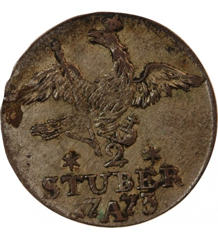 ALLEMAGNE, BRANDEBOURG-PRUSSE, FRIEDRICH II - 2 STUBER 1773 A BERLIN