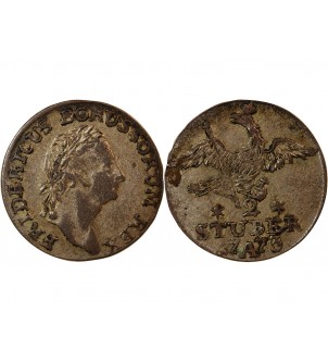 ALLEMAGNE, BRANDEBOURG-PRUSSE, FRIEDRICH II - 2 STUBER 1773 A BERLIN 2