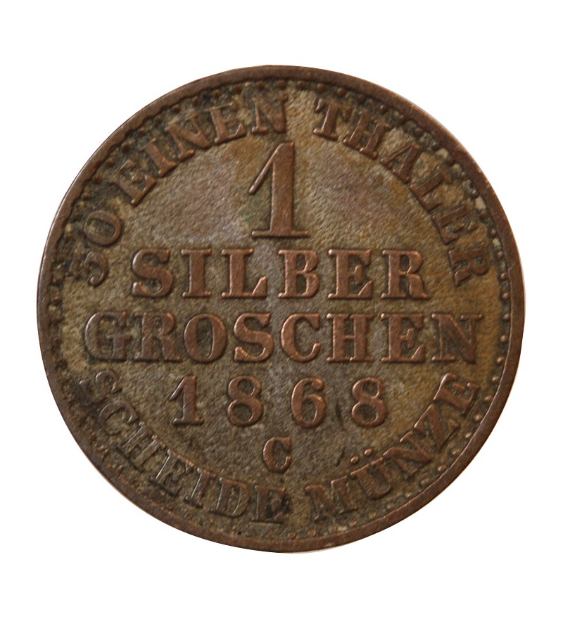 ALLEMAGNE, PRUSSE, WILHELM I - 1 GROSCHEN 1868 C FRANCFORT