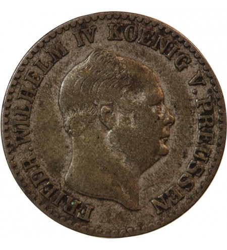 ALLEMAGNE, PRUSSE, FRIEDRICH WILHELM IV - 2 1/2 GROSCHEN 1856 A BERLIN