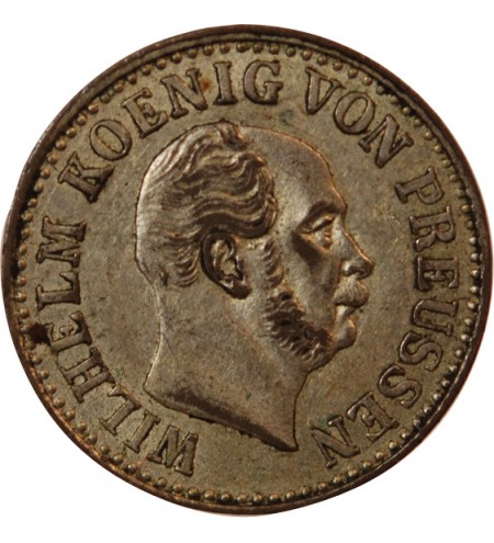 ALLEMAGNE, PRUSSE, WILHELM I - 1/2 GROSCHEN 1867 B HANOVRE