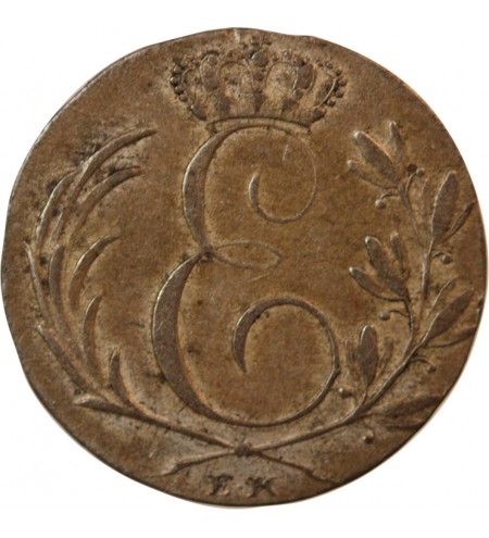 ALLEMAGNE, SAXE-COBOURG-GOTHA, ERNST I - 6 KREUZER 1828 EK