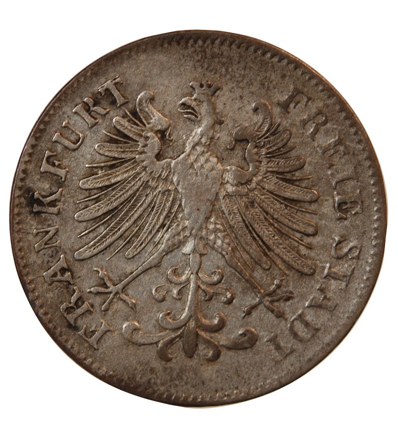 ALLEMAGNE, FRANCFORT-SUR-LE-MAIN - 6 KREUZER 1849