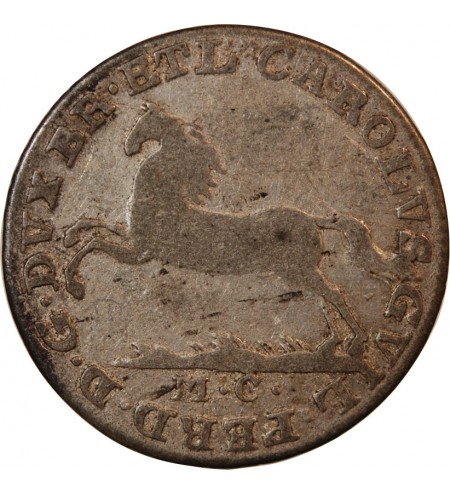 ALLEMAGNE, BRUNSWICK-WOLFENBÜTTEL, KARL WILHELM FERDINAND - 1/12 THALER ARGENT 1792 MC