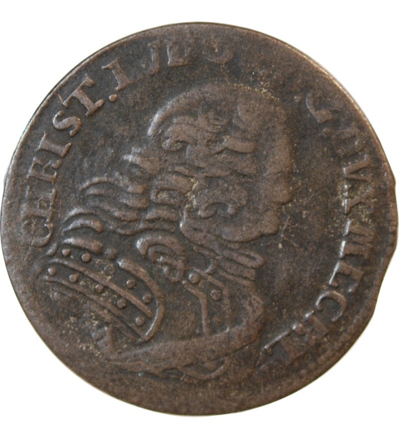 ALLEMAGNE, MECKLEMBOURG-SCHWERIN, CHRISTIAN LUDWIG II - 1/12 THALER 1754