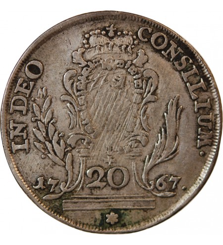 ALLEMAGNE, BAVIÈRE, MAXIMILIEN III JOSEPH - 20 KREUZER ARGENT 1767 A