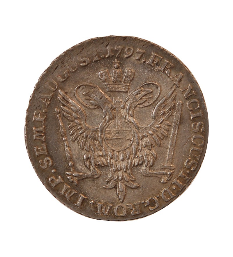 ALLEMAGNE, HAMBOURG - 4 SCHILLING COURANT ARGENT 1797 OHK