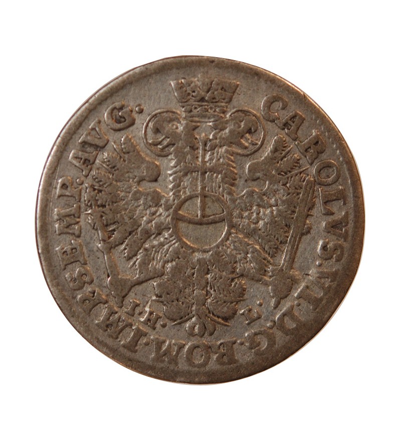 ALLEMAGNE, HAMBOURG, KARL VI - 4 SCHILLING ARGENT 1727 IHL