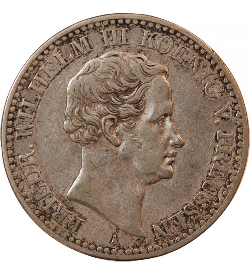 ALLEMAGNE, PRUSSE, FRIEDRICH WILHELM III - THALER ARGENT 1830 A BERLIN