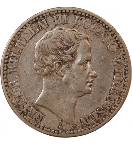 ALLEMAGNE, PRUSSE, FRIEDRICH WILHELM III - THALER ARGENT 1830 A BERLIN