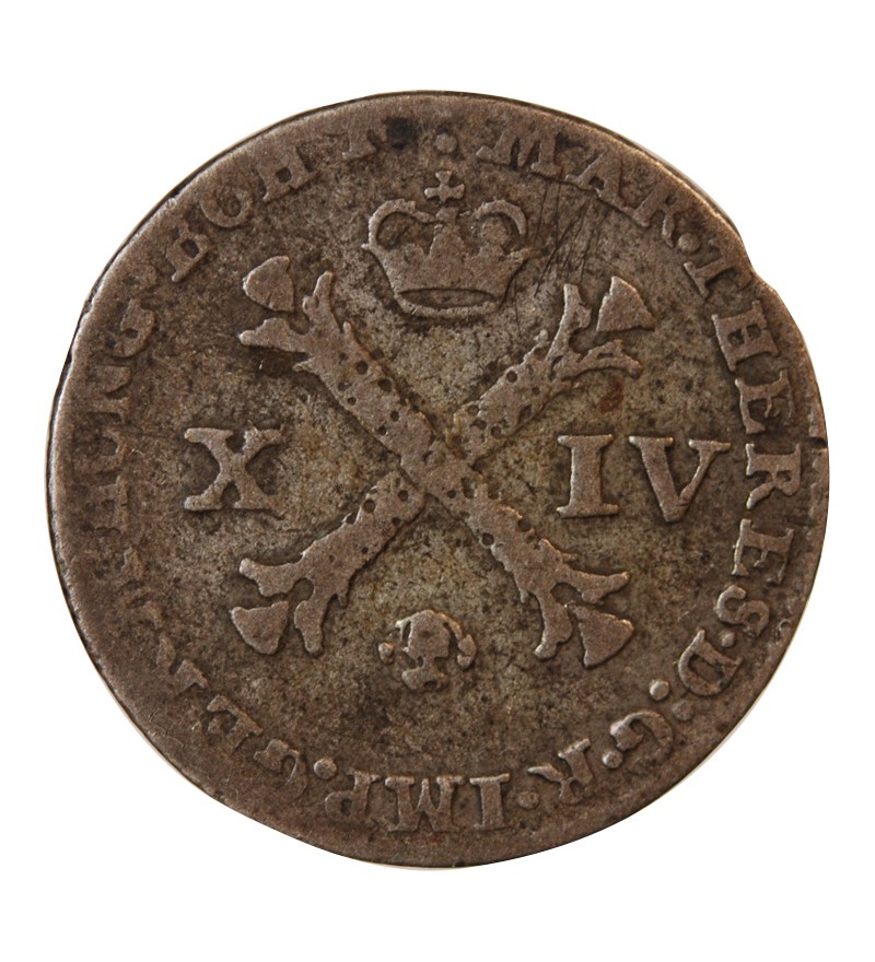 PAYS-BAS AUTRICHIENS, MARIE-THERESE - 14 LIARDS ARGENT 1773