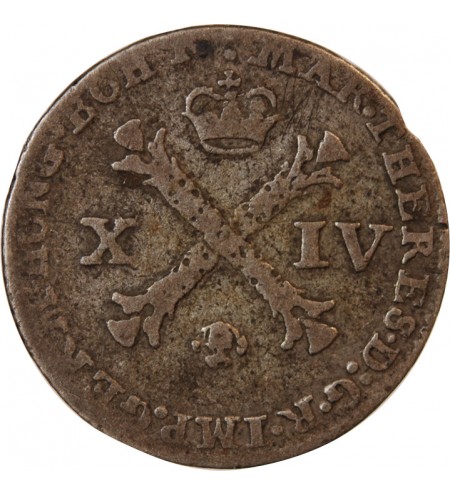 PAYS-BAS AUTRICHIENS, MARIE-THERESE - 14 LIARDS ARGENT 1773