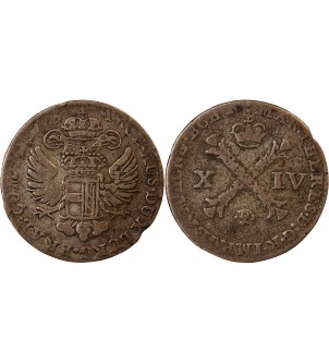 PAYS-BAS AUTRICHIENS, MARIE-THERESE - 14 LIARDS ARGENT 1773 2